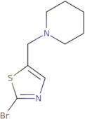 1-[(2-Bromo-1,3-thiazol-5-yl)methyl]piperidine