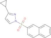 3-Cyclopropyl-1-(naphthalene-2-sulfonyl)-1H-pyrazole