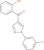 [1-(3-Fluorophenyl)-1H-pyrazol-4-yl](2-hydroxyphenyl)methanone