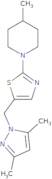 1-{5-[(3,5-Dimethyl-1H-pyrazol-1-yl)methyl]-1,3-thiazol-2-yl}-4-methylpiperidine