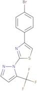 4-(4-Bromophenyl)-2-[5-(trifluoromethyl)-1H-pyrazol-1-yl]-1,3-thiazole