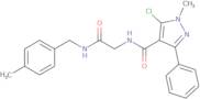 5-Chloro-1-methyl-N-{2-[(4-methylbenzyl)amino]-2-oxoethyl}-3-phenyl-1H-pyrazole-4-carboxamide