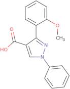 3-(2-Methoxyphenyl)-1-phenyl-1H-pyrazole-4-carboxylic acid