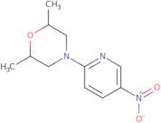 (2R,6S)-2,6-Dimethyl-4-(5-nitropyridin-2-yl)morpholine