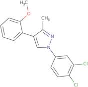 1-(3,4-Dichlorophenyl)-4-(2-methoxyphenyl)-3-methyl-1H-pyrazole