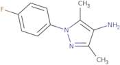 1-(4-Fluorophenyl)-3,5-dimethyl-1H-pyrazol-4-amine