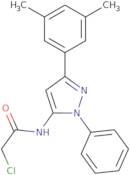 2-Chloro-N-[3-(3,5-dimethylphenyl)-1-phenyl-1H-pyrazol-5-yl]acetamide