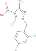 5-Chloro-1-[(2,4-dichlorophenyl)methyl]-3-methyl-1H-pyrazole-4-carboxylic acid