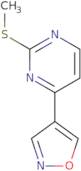 4-(2-(Methylthio)pyrimidin-4-yl)isoxazole