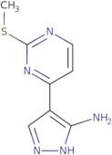 4-(2-(Methylthio)pyrimidin-4-yl)-1H-pyrazol-5-amine