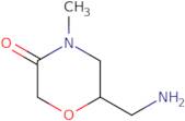 6-(Aminomethyl)-4-methylmorpholin-3-one