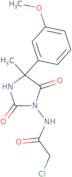 2-Chloro-N-[4-(3-methoxyphenyl)-4-methyl-2,5-dioxoimidazolidin-1-yl]acetamide