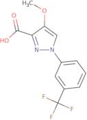 4-Methoxy-1-[3-(trifluoromethyl)phenyl]-1H-pyrazole-3-carboxylic acid