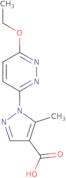 1-(6-Ethoxypyridazin-3-yl)-5-methyl-1H-pyrazole-4-carboxylic acid