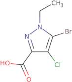 5-Bromo-4-chloro-1-ethyl-1H-pyrazole-3-carboxylic acid