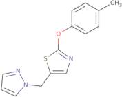 4-Methylphenyl 5-(1H-pyrazol-1-ylmethyl)-1,3-thiazol-2-yl ether