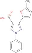 3-(5-Methylfuran-2-yl)-1-phenyl-1H-pyrazole-4-carboxylic acid