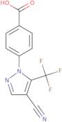 4-[4-Cyano-5-(trifluoromethyl)-1H-pyrazol-1-yl]benzoic acid