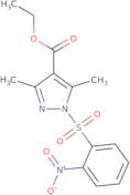 Ethyl 3,5-dimethyl-1-(2-nitrobenzenesulfonyl)-1H-pyrazole-4-carboxylate