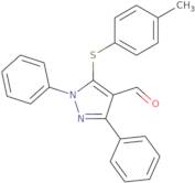 5-[(4-Methylphenyl)sulfanyl]-1,3-diphenyl-1H-pyrazole-4-carbaldehyde