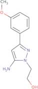 2-[5-Amino-3-(3-methoxyphenyl)-1H-pyrazol-1-yl]ethan-1-ol