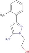 2-[5-Amino-3-(2-methylphenyl)-1H-pyrazol-1-yl]ethan-1-ol