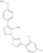 1-[4-(2,4-Dichlorophenyl)-1,3-thiazol-2-yl]-4-(4-methoxyphenyl)-1H-pyrazol-5-amine