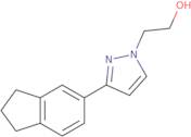 2-[3-(2,3-Dihydro-1H-inden-5-yl)-1H-pyrazol-1-yl]ethan-1-ol