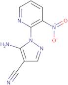 5-Ao-1-(3-nitropyridin-2-yl)-1H-pyrazole-4-carbonitrile