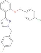 3-{2-[(4-Chlorobenzyl)oxy]phenyl}-1-(4-fluorobenzyl)-1H-pyrazole