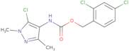 2,4-Dichlorobenzyl N-(5-chloro-1,3-dimethyl-1H-pyrazol-4-yl)carbamate