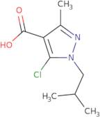 5-Chloro-3-methyl-1-(2-methylpropyl)-1H-pyrazole-4-carboxylic acid