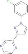 2-[1-(3-Chlorophenyl)-1H-pyrazol-3-yl]pyrazine