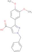 1-Benzyl-3-(3,4-dimethoxyphenyl)-1H-pyrazole-4-carboxylic acid