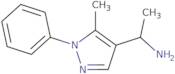 1-(5-Methyl-1-phenyl-1H-pyrazol-4-yl)ethan-1-amine