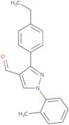 3-(4-Ethylphenyl)-1-(2-methylphenyl)-1H-pyrazole-4-carbaldehyde