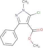 Methyl 5-chloro-1-methyl-3-phenyl-1H-pyrazole-4-carboxylate