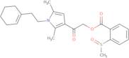 2-{1-[2-(Cyclohex-1-en-1-yl)ethyl]-2,5-dimethyl-1H-pyrrol-3-yl}-2-oxoethyl 2-methanesulfinylbenzoa…