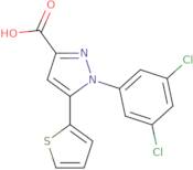 1-(3,5-Dichlorophenyl)-5-(thiophen-2-yl)-1H-pyrazole-3-carboxylic acid