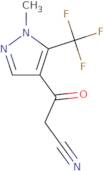 3-[1-Methyl-5-(trifluoromethyl)-1H-pyrazol-4-yl]-3-oxopropanenitrile