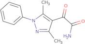 2-(3,5-Dimethyl-1-phenyl-1H-pyrazol-4-yl)-2-oxoacetamide