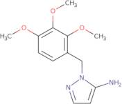 1-[(2,3,4-Trimethoxyphenyl)methyl]-1H-pyrazol-5-amine