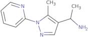 1-[5-Methyl-1-(pyridin-2-yl)-1H-pyrazol-4-yl]ethan-1-amine