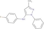 N-(4-Fluorophenyl)-3-methyl-1-phenyl-1H-pyrazol-5-amine