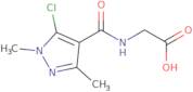 2-[(5-Chloro-1,3-dimethyl-1H-pyrazol-4-yl)formamido]acetic acid