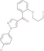 [1-(4-Chlorophenyl)-1H-pyrazol-4-yl][2-(3-fluoropropoxy)phenyl]methanone