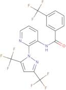 N-{2-[3,5-Bis(trifluoromethyl)-1H-pyrazol-1-yl]-3-pyridinyl}-3-(trifluoromethyl)benzenecarboxamide