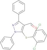 5-[(2,6-Dichlorophenyl)sulfanyl]-1,3-diphenyl-1H-pyrazole-4-carbaldehyde