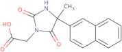 2-[4-Methyl-4-(naphthalen-2-yl)-2,5-dioxoimidazolidin-1-yl]acetic acid