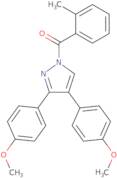 [3,4-Bis(4-methoxyphenyl)-1H-pyrazol-1-yl](2-methylphenyl)methanone